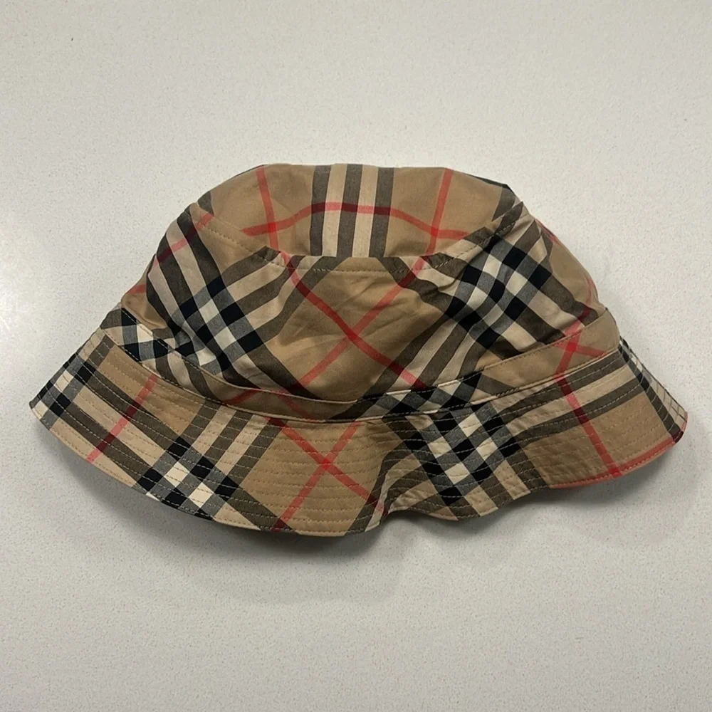 Burberry Kids Check Bucket Hat